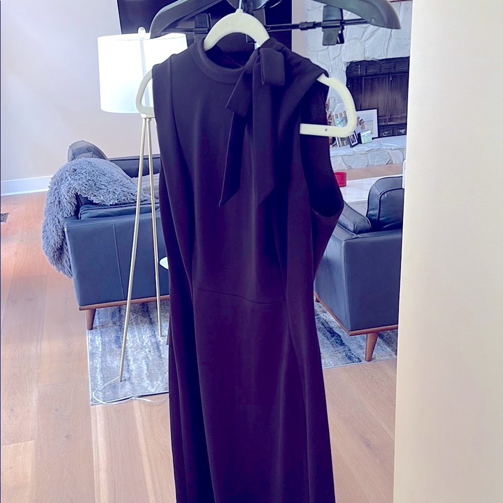 Calvin Klein Collection Black Midi Dress